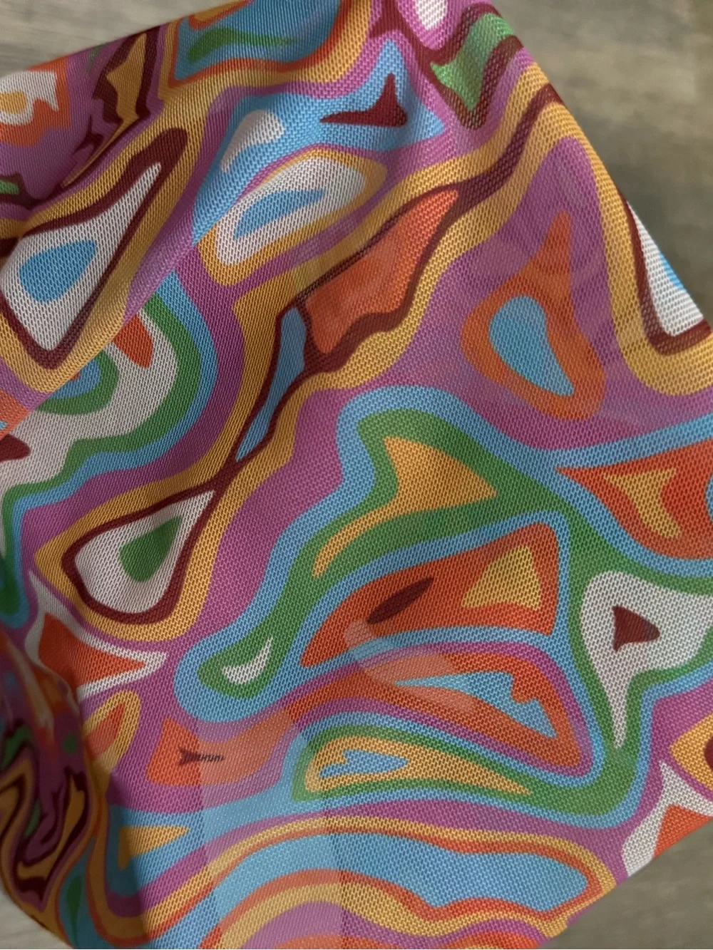 No Brand Swirl Scarf - Picture 3 of 4